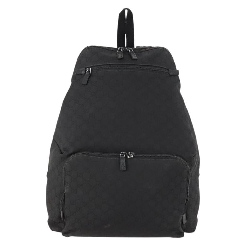 Gucci GG Canvas Backpack Nylon Black